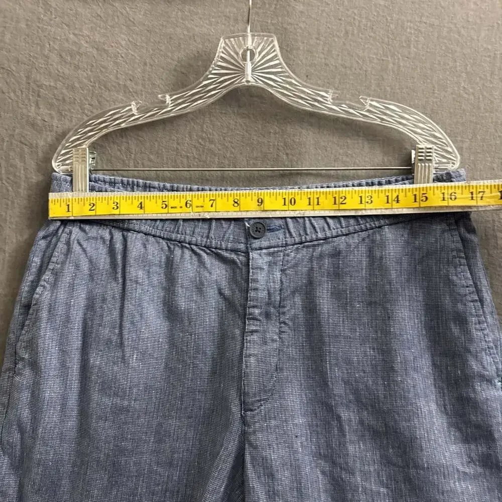 Tommy Bahama Men's Size Large x 6 Blue Linen Blend Chino Shorts